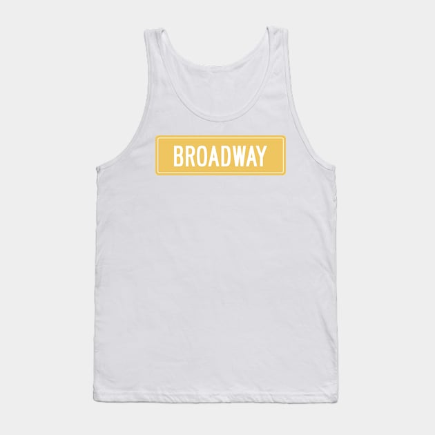 Broadway yellow Tank Top by annacush